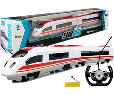 Lean Toys Nuotoliniu būdu valdomas traukinys su apšvietimu, 65 cm