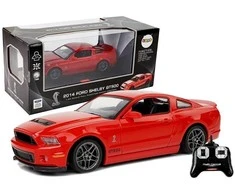 Lean Toys Radijo bangomis valdomas automobilis Ford Shelby raudonas