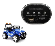 Lean Cars Muzikinė panelė Jeep S618