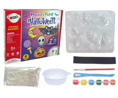 Lean Toys Helovino magnetų rinkinys vaikams nuo 3 metų