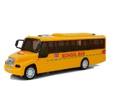 Lean Toys Žaislinis mokyklinis autobusas su šviesomis ir garsais, 20 cm