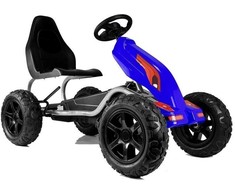 Lean Cars Pedalinis gokartas B012, mėlynas, vaikams nuo 6 metų