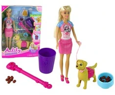 Lean Toys Lėlės rinkinys su augintiniu