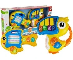 Interaktyvus pianinas ir gitara vaikams Lean Toys