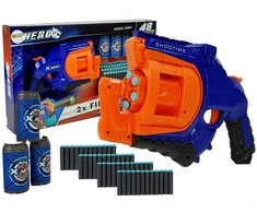 Lean Toys Pistoletas putplasčio šoviniams 48 vnt