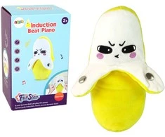 Pluszowy Interaktyvus muzikinis žaislas bananas Leantoys, 22 cm