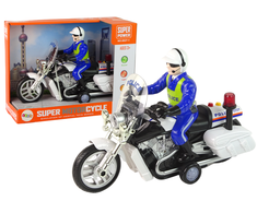 „Lean Toys“ policijos motociklų varikliai policijos garsai šviesos policijos automobilis