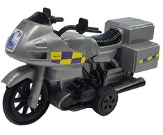 Lean Toys Policijos transporto priemonių rinkinys su šviesomis ir garsais