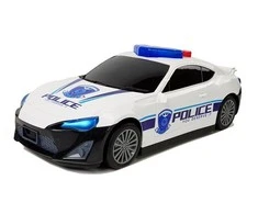 Lean Toys Automobilis su policininko figūrėlė 2in1