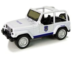 Lean Toys Policijos visureigis su šviesos ir garso efektais, 17 cm