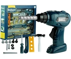 Lean Toys Vaikiškų įrankių rinkinys su gręžtuvu Diy Deluxe