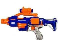 Lean Toys Putų šautuvas 45 cm 20 vnt.