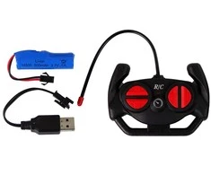 Lean Toys Nuotoliniu pulteliu valdomas Policijos automobilis Jeep