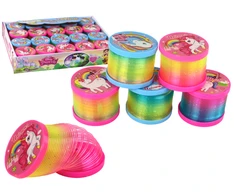 Vaivorykštės spyruoklė su šviesos efektu Lean Toys