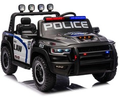 Lean Cars Policijos elektromobilis vaikams RAM ZB629-P, 136x80x71 cm