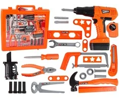 Lean Toys Vaikiškas įrankių rinkinys su gręžtuvu