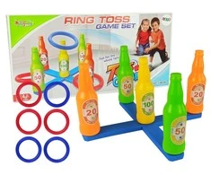 Lean Toys Spalvotas arkadinis žiedų metimo žaidimas