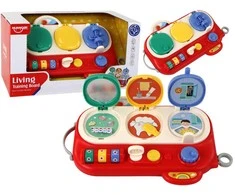 Jutiminė edukacinė lenta vaikams Lean Toys, raudona