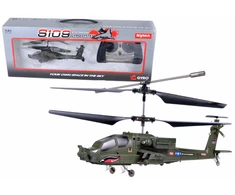 Lean Toys Nuotoliniu būdu valdomas sraigtasparnis SYMA S109G, žalias