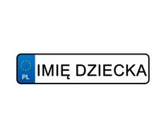 Lean Cars Vairuotojo pažymėjimo numeriai Vaiko vardo lipdukas