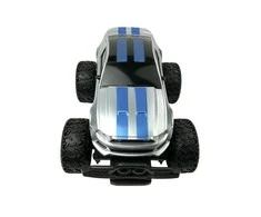 Lean Toys Cliber R/C nuotoliniu būdu valdomas automobilis su aukštais sidabro spalvos ratais
