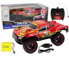 Lean Toys Nuotolinio valdymo automobilis Leantoys, raudonas