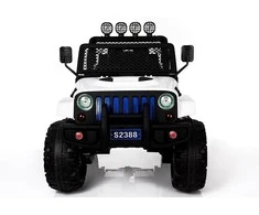 Lean Cars Elektrinis visureigis vaikams Jeep S2388, baltas