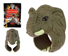 Lean Toys Žaislinis žiedas su drambliu