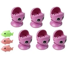 Lean Toys Šeimyninis žvejybinis žaidimas "Delfinų parkas", rožinis