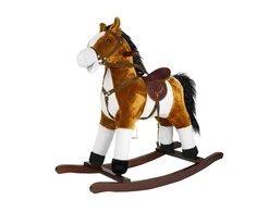 Lean Toys Pliušinis arkliukas su garsais, 74 cm