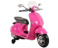 Lean Cars Elektrinis motoroleris vaikams Vespa GTS 300, rožinis