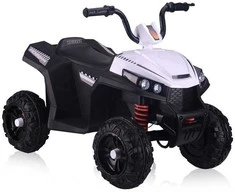 Lean Cars Vaikiškas elektrinis keturratis S601, balta spalva