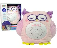 Migdukas pelėda skleidžianti melodijas Lean toys, rožinė