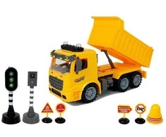 Statybinė transporto priemonė su priedais Lean Toys