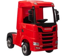 Lean Cars Akumuliatorinis automobilis vaikams Scania 500R HL698 Raudonas 4x4