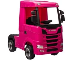 Lean Cars Akumuliatorinis automobilis vaikams Scania 500R HL698 Rožinis 4x4
