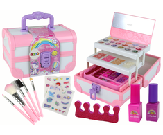 Lean Toys Rožinis grožio kosmetikos rinkinys vaikams