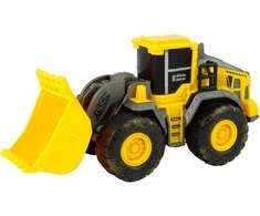 Žaislinis statybinių transporto priemonių rinkinys Lean Toys, geltonas, 3vnt.