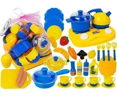 Lean Toys Plastikiniai Virtuvės Indai Vaikams, 26x23x15 cm