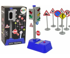 Edukacinis kelio ženklų rinkinys Lean Toys, 9 d.