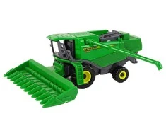 Žaislinis kombainas Lean Toys, žalias