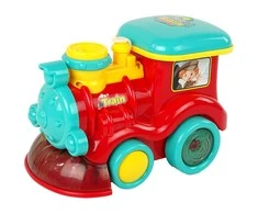 Žaislinis muilo burbulų lokomotyvas Lean Toys su garsais ir šviesomis