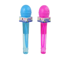 Lean Toys Muilo burbulų mikrofonas, 70 ml, mėlyna ir rožinė