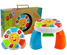 Mokomasis mažylio stalas Lean Toys su garsais ir pianinu