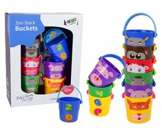 Lean Toys Kibirėlių su gyvūnėliais rinkinys Inna, 6 vnt.