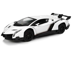 Lean Cars Nuotolinio valdymo automobilis Lamborghini Veneno baltas 1:24, 2.4G, su šviesomis