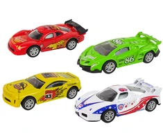 Lean Toys Lenktyninės mašinėlės 4 spalvų