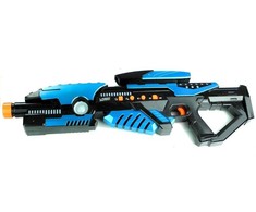 Lean Toys Žaislinis pistoletas su LED šviesomis ir garsu, 57 cm