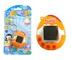Lean Toys Elektroninis augintinis Tamagotchi su ekranu, 5 x 6 x 2 cm