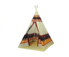 Lean Toys Tent Teepee Indian Tipi Žaidimų namelis + 60 kamuolių